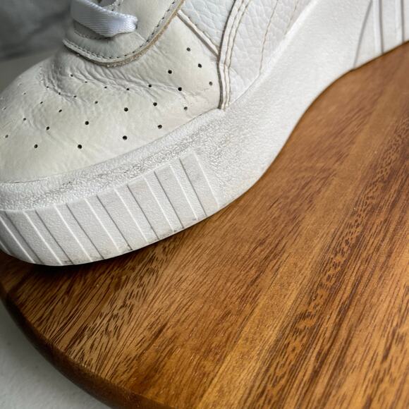 Puma Sneakers Womens 8.5 White Cali Wedge Platform Lace Up Sneaker 373438-01 - Picture 12 of 16